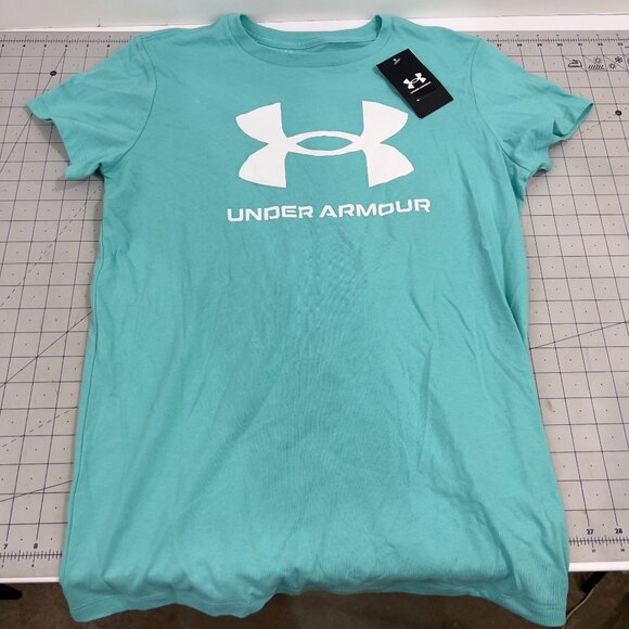 Under Armour UA Rival Logo T-Shirt - NWT Sz. M Women's - Picture 1 of 9